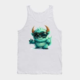 Cute Fluffy Monster Tank Top